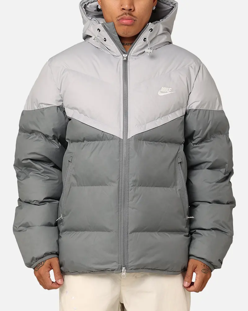 Nike Windrunner Primaloft® Storm-Fit Hooded Puffer Jacket Light Smoke Grey 1