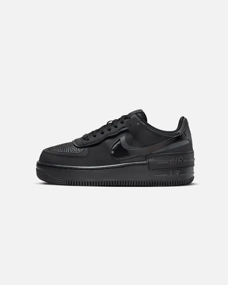 Nike Women's Air Force 1 Shadow Black 1