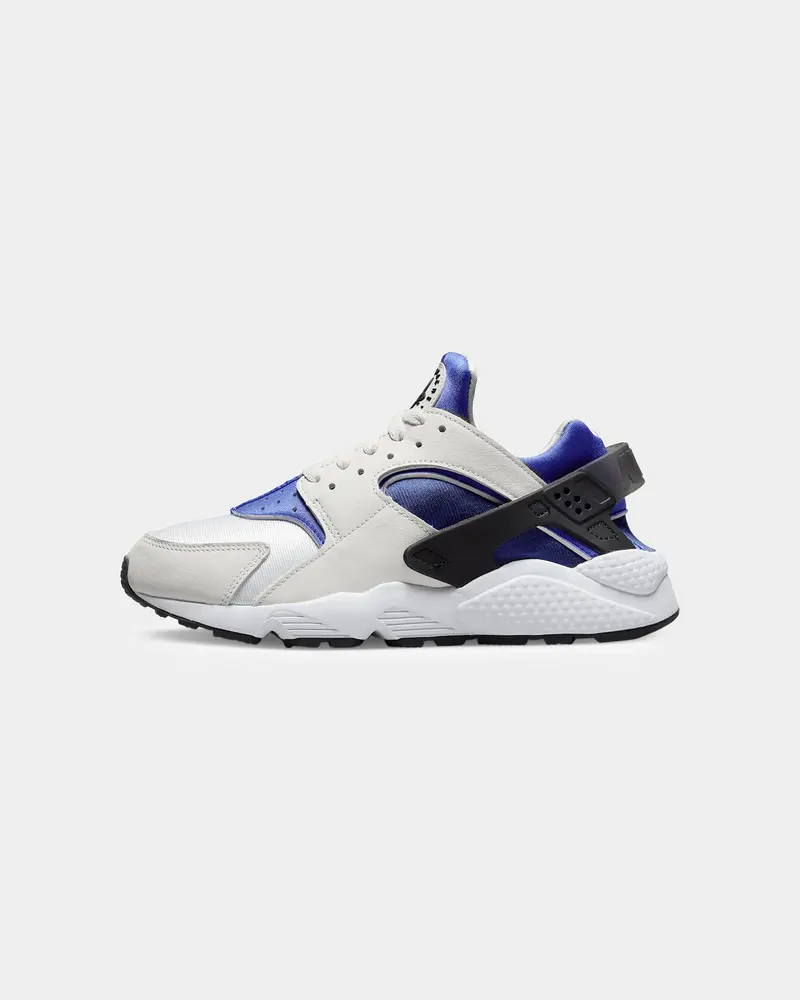 Nike Women's Air Huarache White/Black-Lapis-Deep Royal Blue 1