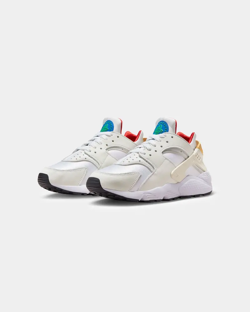Nike Women's Air Huarache White/Stadium Green 2