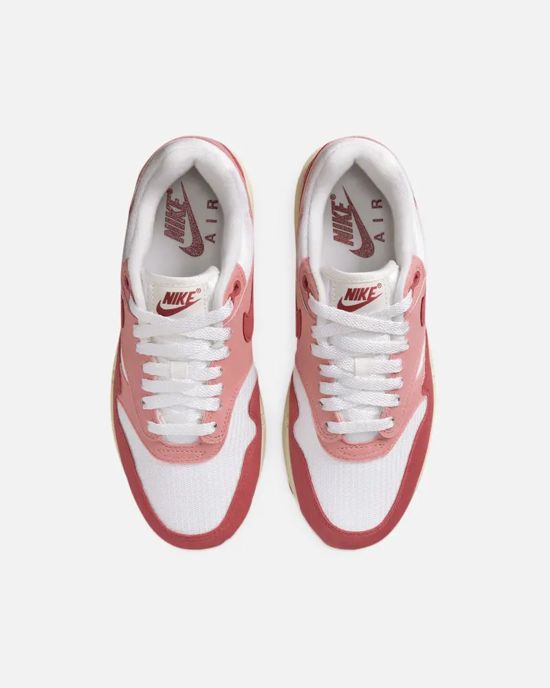 Nike Women's Air Max 1 '87 Sail/Cedar Red 7