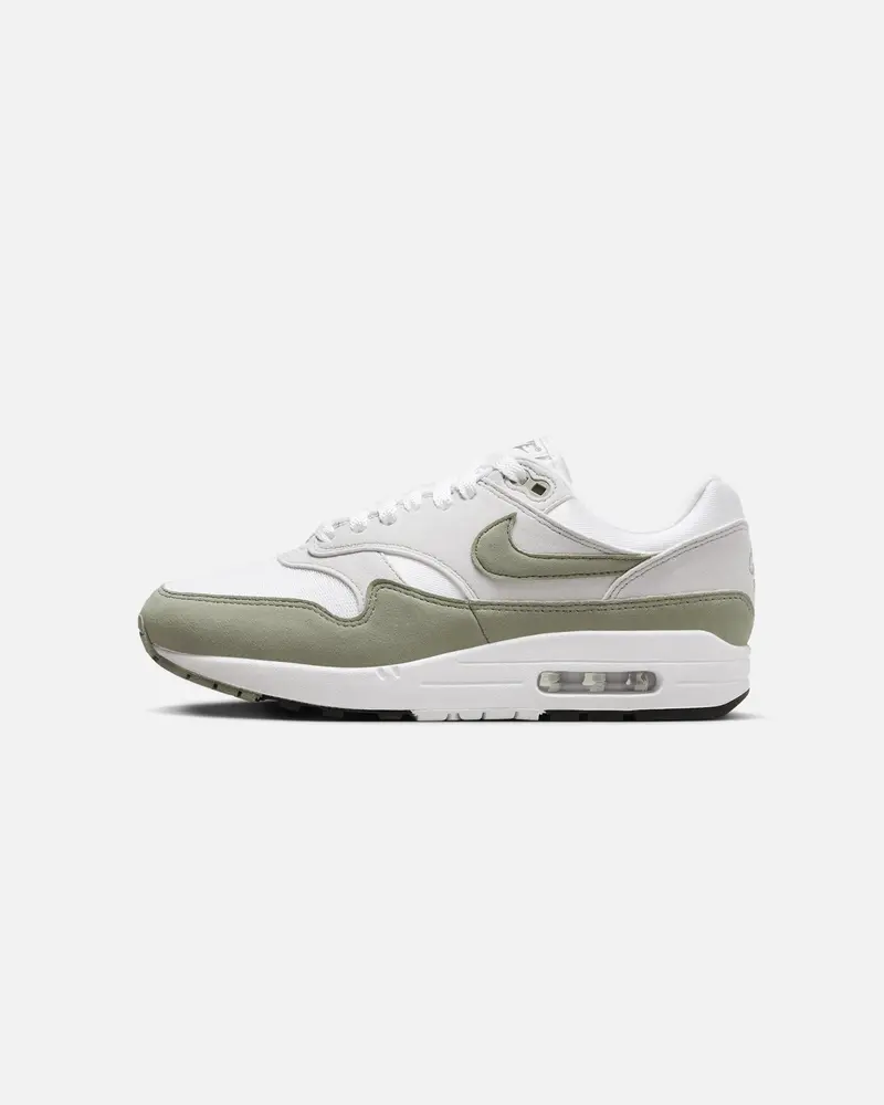 Nike Women's Air Max 1 White/Light Army 1