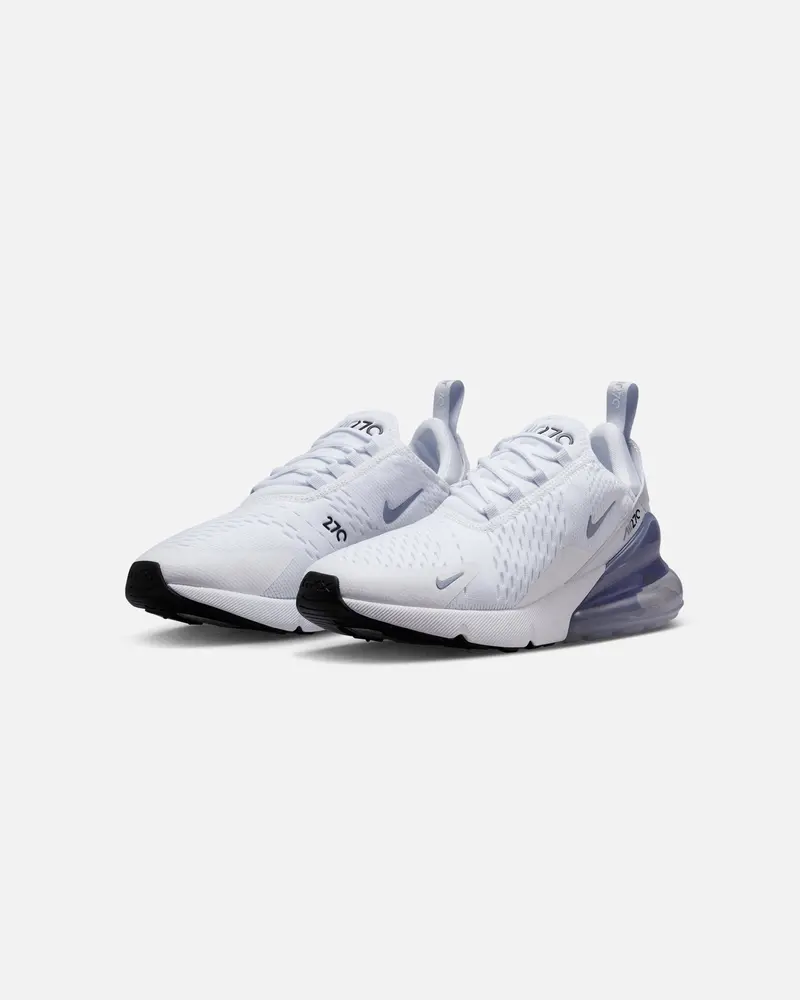 Nike Women's Air Max 270 White/Blue Whisper 2