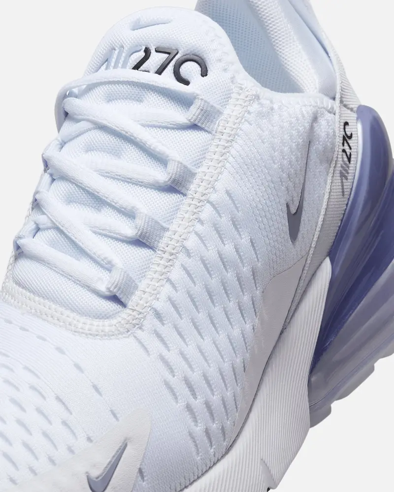 Nike Women's Air Max 270 White/Blue Whisper 6