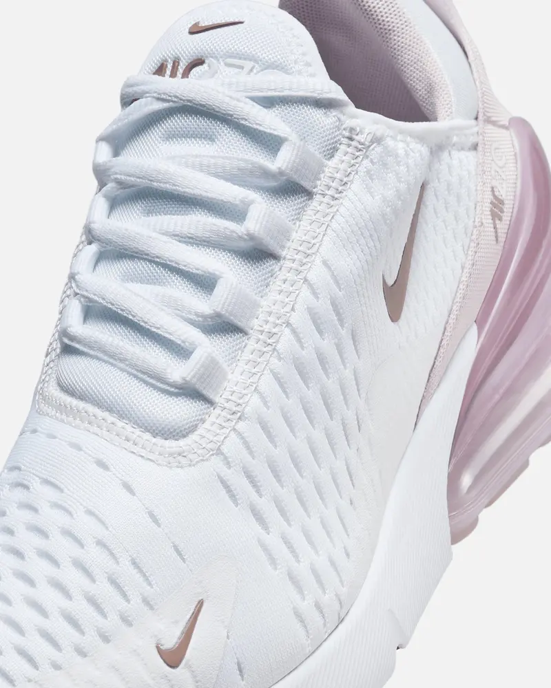 Nike Women's Air Max 270 White/Platinum 6