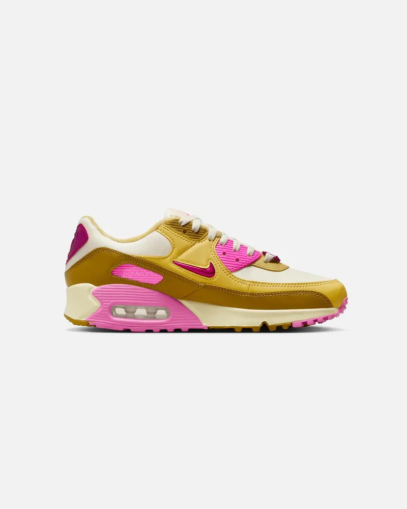 Nike Women's Air Max 90 Se Coconut Milk/Playful Pink 3