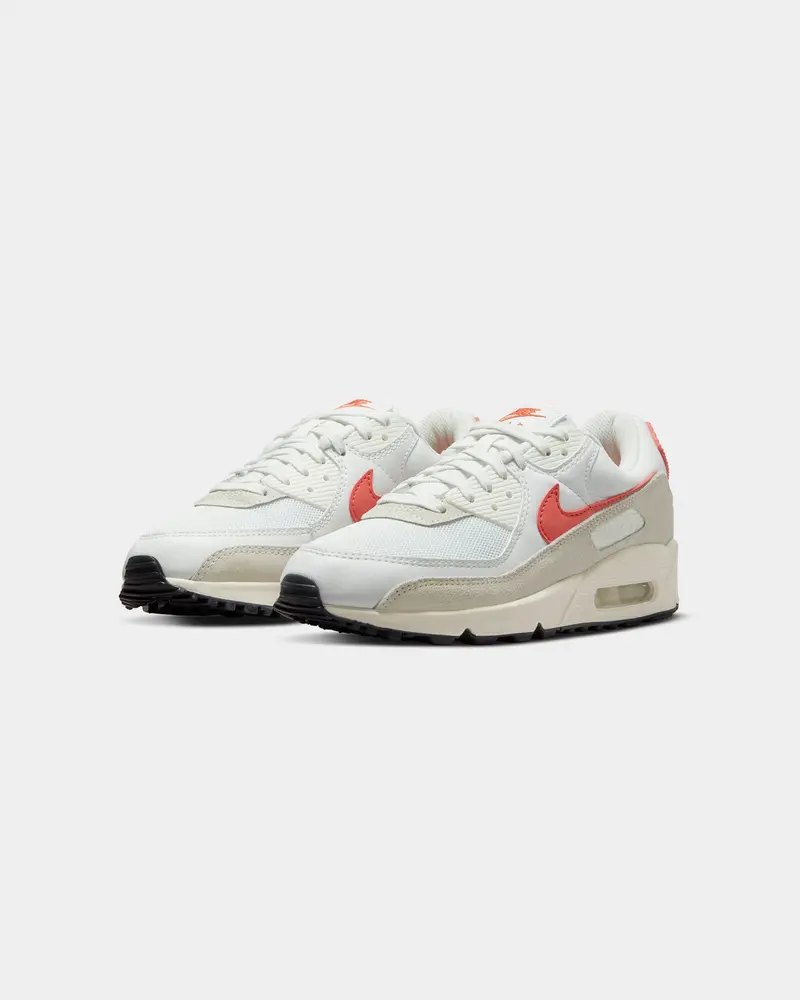 Nike Women's Air Max 90 Summit White/Mantra Orange 2