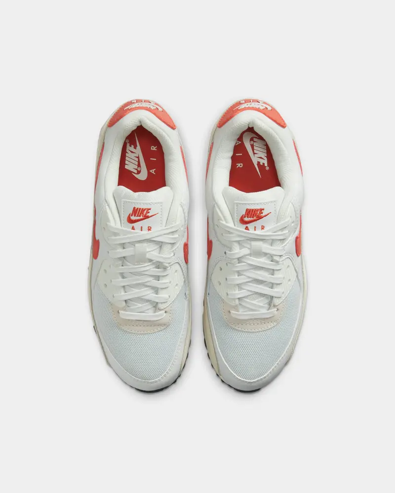 Nike Women's Air Max 90 Summit White/Mantra Orange 7