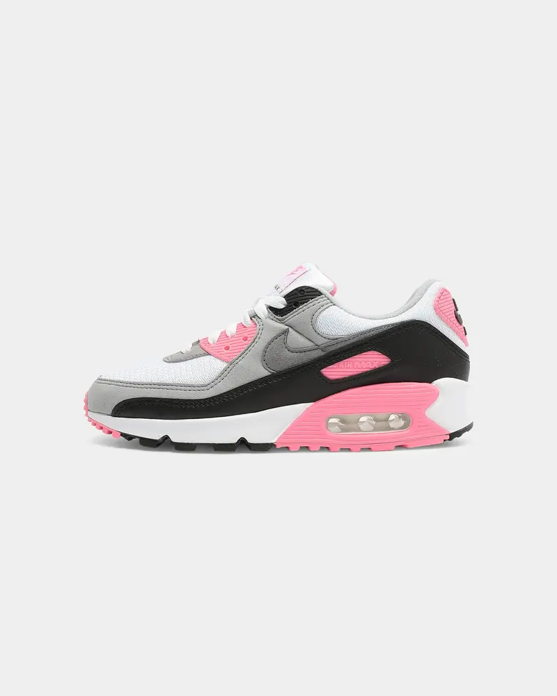 Nike Women's Air Max 90 White/Grey/Rose 1