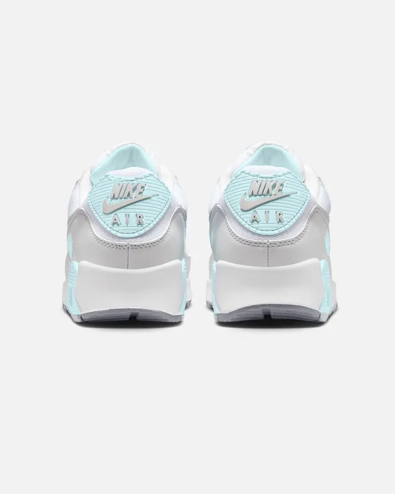 Nike Women's Air Max 90 White/Light Silver 3