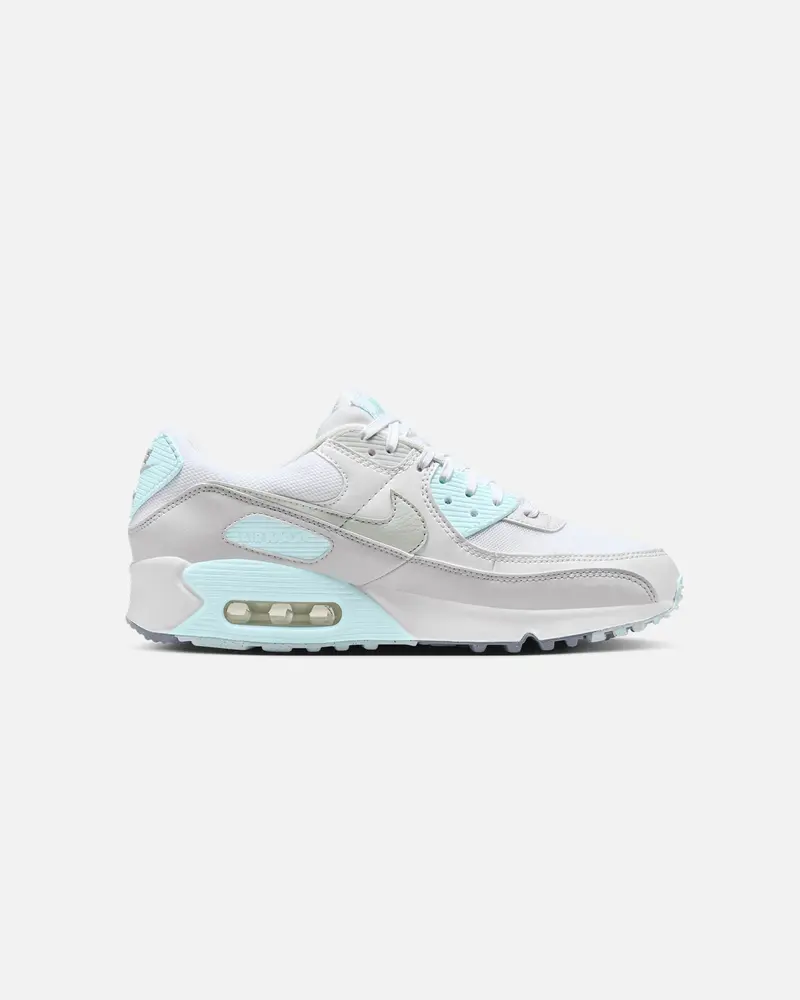 Nike Women's Air Max 90 White/Light Silver 4