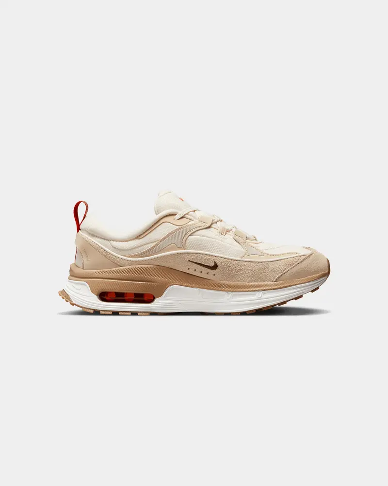 Nike Women's Air Max Bliss Se Pale Ivory/Picante Red-Summit White 4