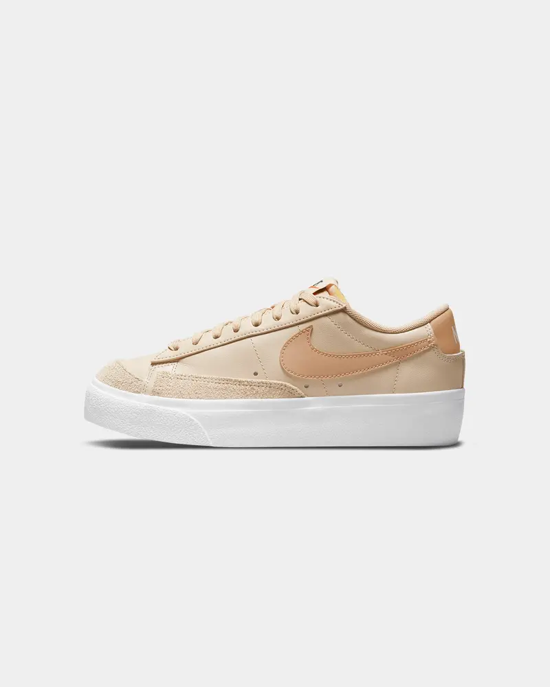 Nike Women's Blazer Low Platform Sanddrift/Hemp-Sanddrift/Black 1