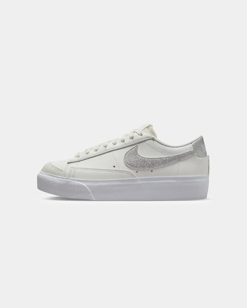 Nike Women's Blazer Low Platform Summit White/Metallic 1