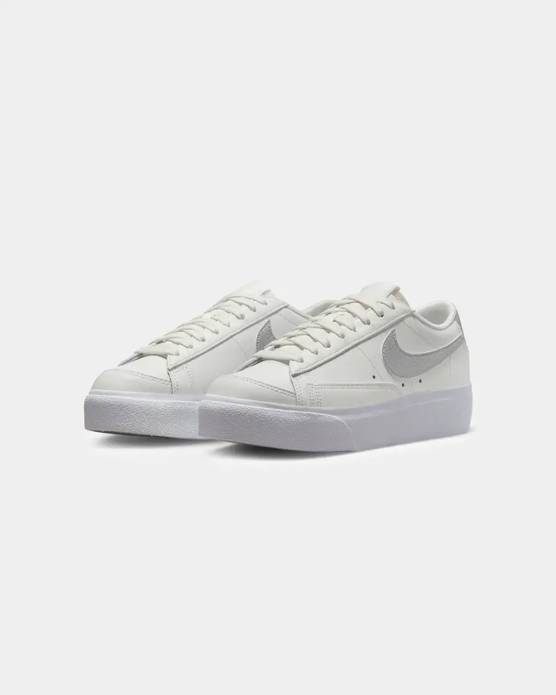 Nike Women's Blazer Low Platform Summit White/Metallic 2