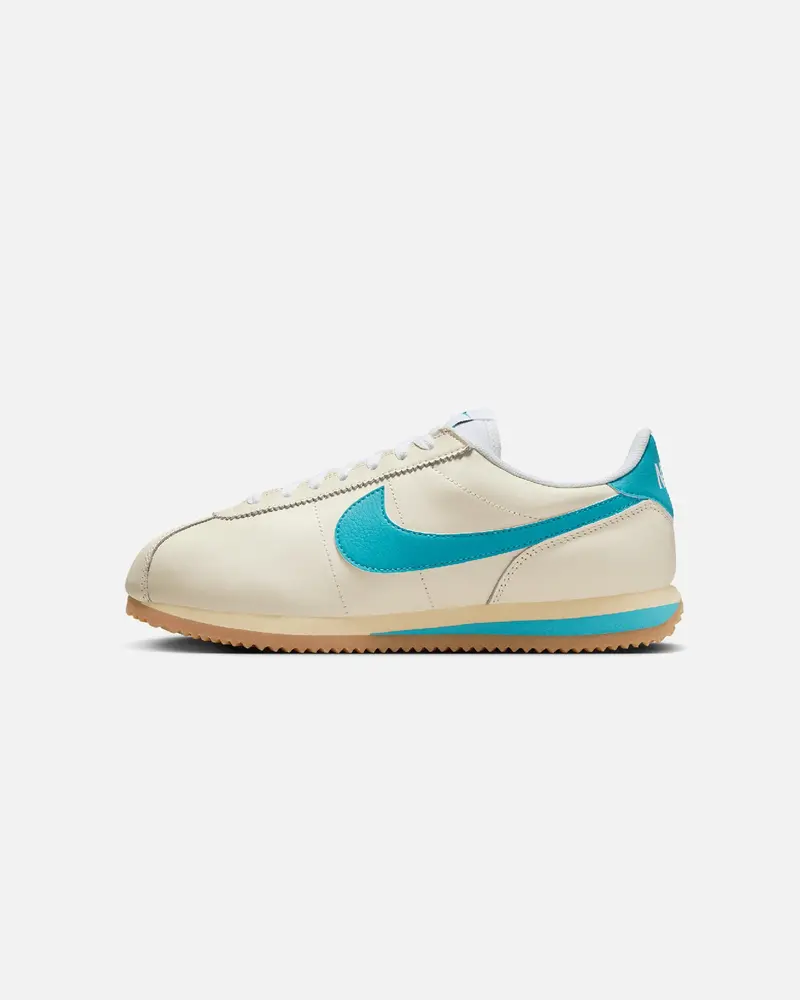 Nike Women's Cortez Coconut Milk/Teal 1