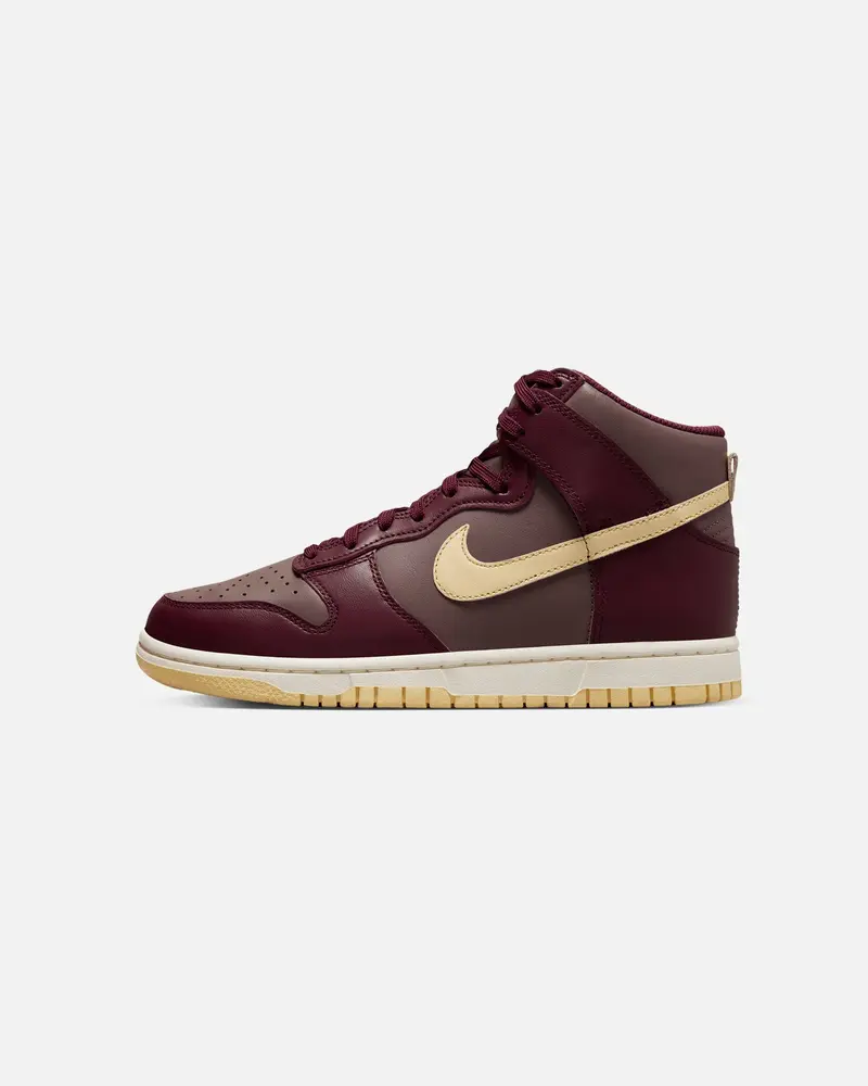 Nike Women's Dunk High Plum Eclipse/Pale Vanilla/Night Maroon 1