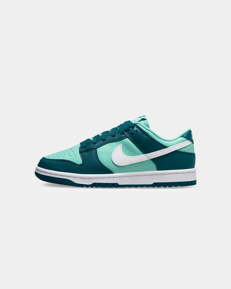 Nike Women's Dunk Low "Geode Teal" Geode Teal/White 1