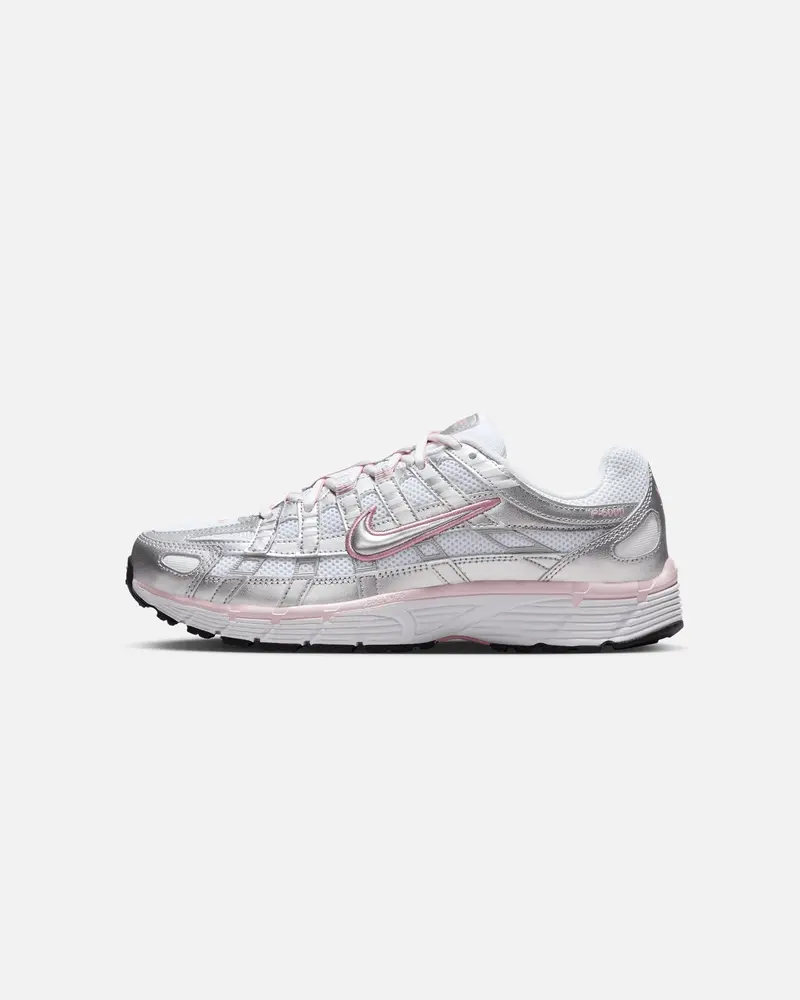 Nike Women's P-6000 White/Metallic 1