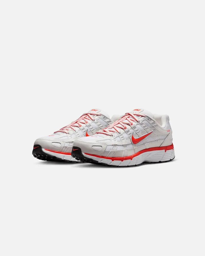 Nike Women's P-6000 White/Picante Red 2