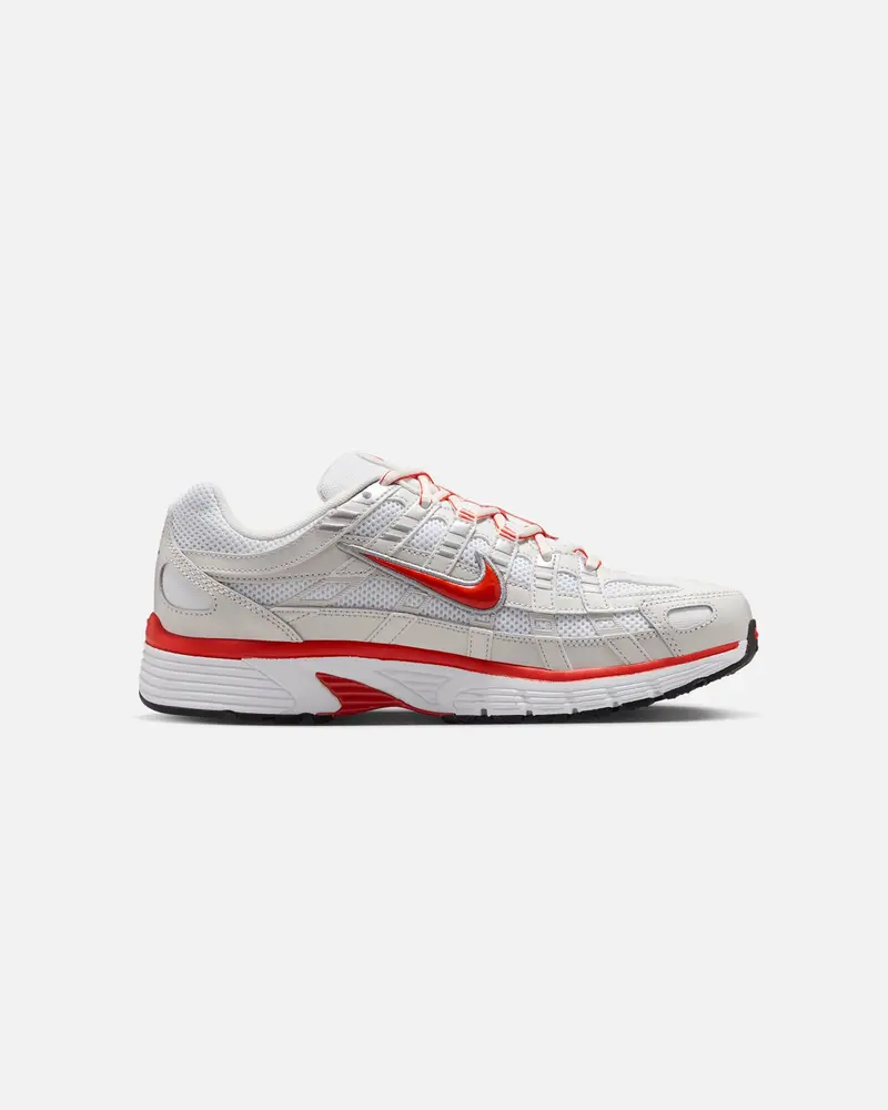 Nike Women's P-6000 White/Picante Red 4