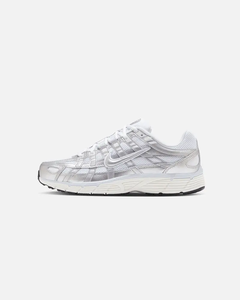 Nike Women's P-6000 White/Silver 1