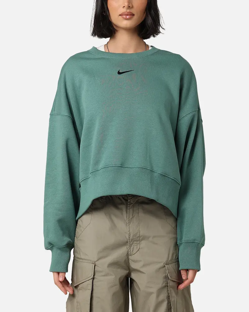 Nike Women's Pheonix Fleece Crewneck Bicoastal/Black 1