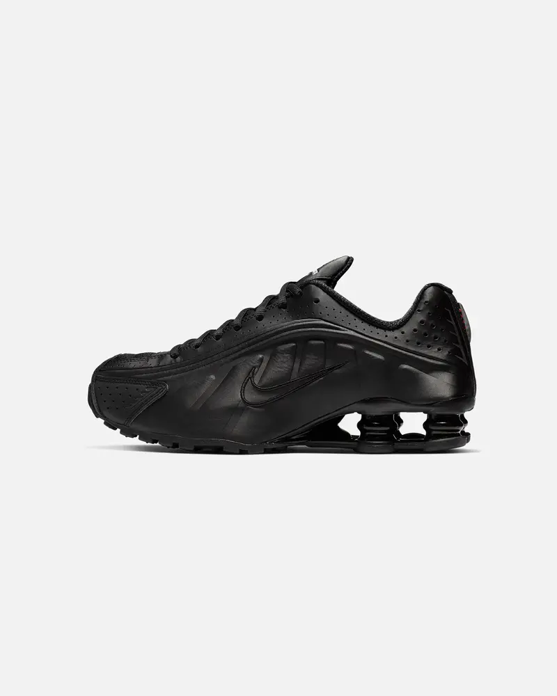 Nike Women's Shox R4 "Black" Black/Black 1