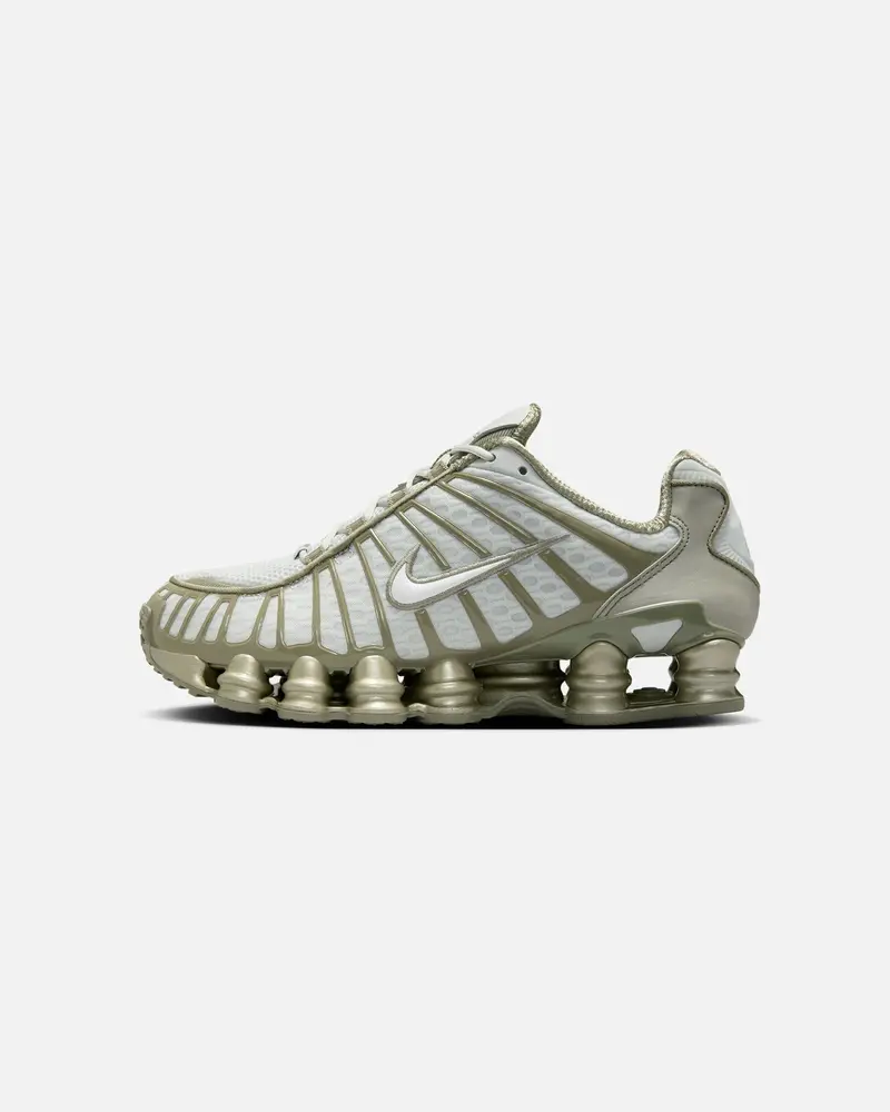 Nike Women's Shox Tl "Light Army" Silver/White-Light Army 1