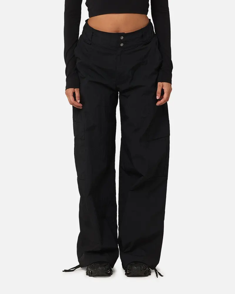 Nike Women's Sportswear High Waisted Woven Cargo Pants Black/White 1