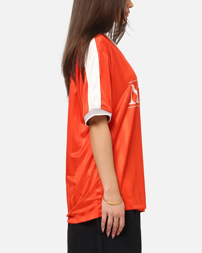 Nike Women's Sportswear V-Neck Jersey T-Shirt Picante Red/Sail 4