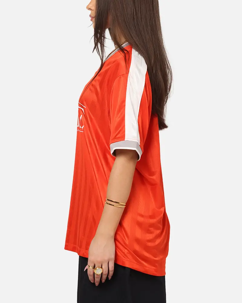 Nike Women's Sportswear V-Neck Jersey T-Shirt Picante Red/Sail 5