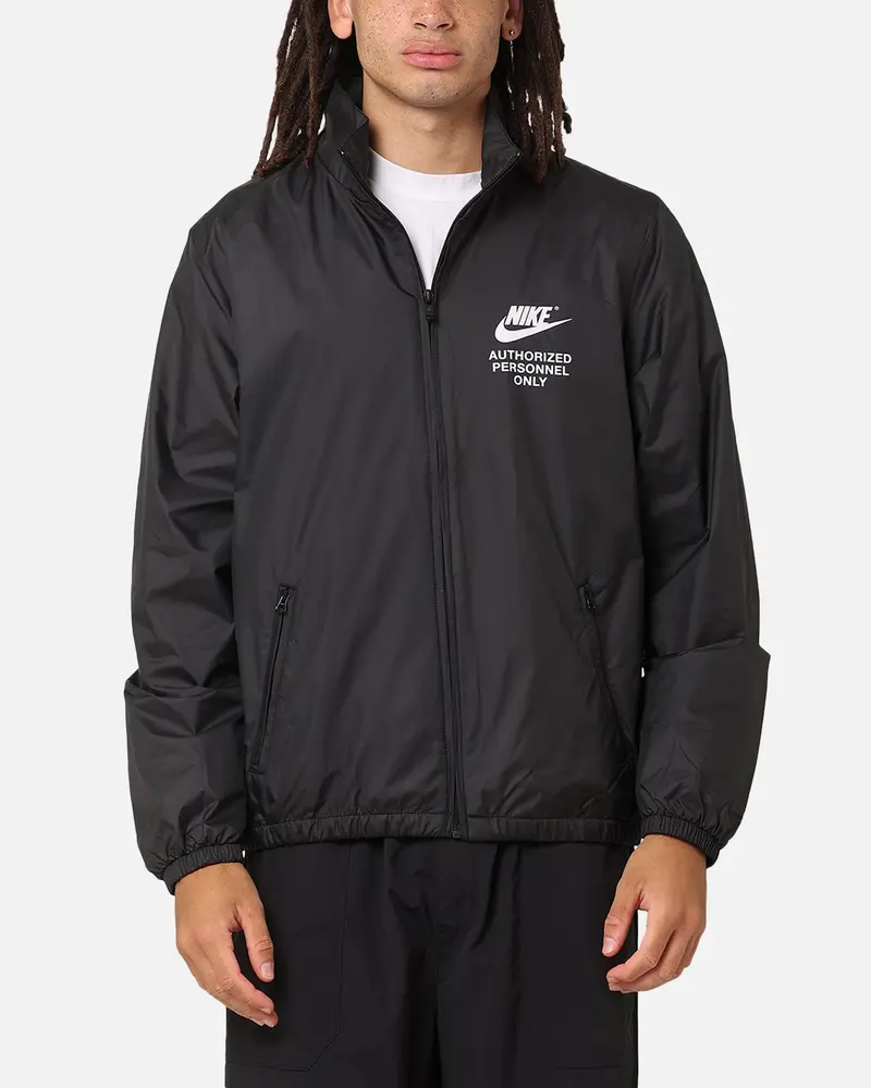 Nike Woven Full Zip Jacket Black/Black 2