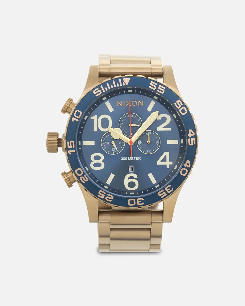 Nixon 51-30 Chrono Gold/Blue 1
