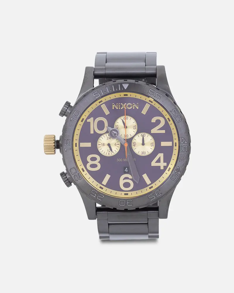 Nixon 51-30 Chrono Gunmetal/Blackberry 1