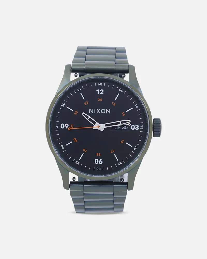 Nixon Sentry Stainless Steel Dark Olive/Black 1