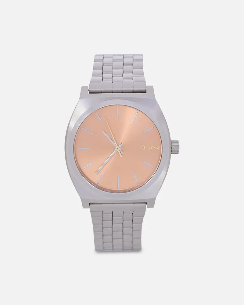 Nixon Time Teller Silver/Coral 1