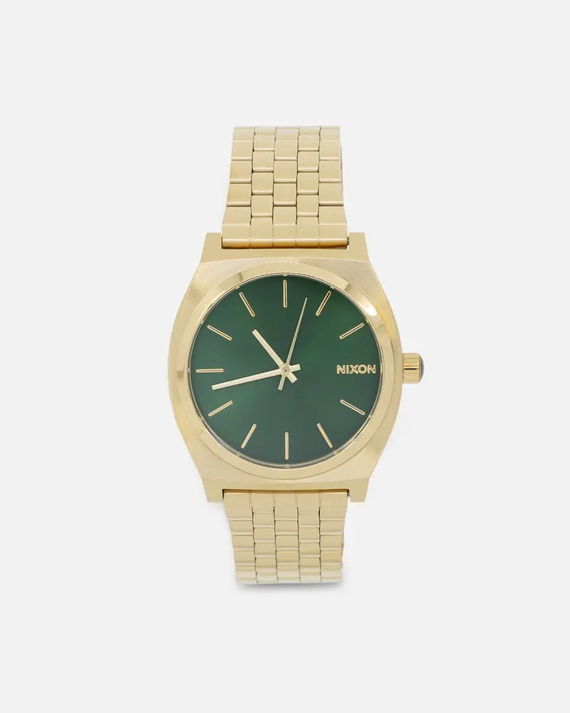 Nixon Time Teller Watch Gold/Green Sunray 1