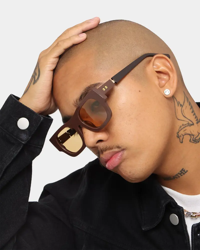 Nuqe Big Mack Sunglasses Brown 1