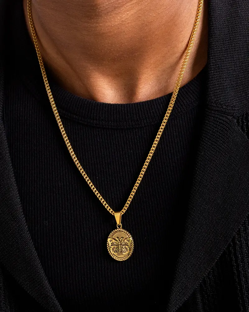 Nxs Butterfly Effect Necklace Gold 1