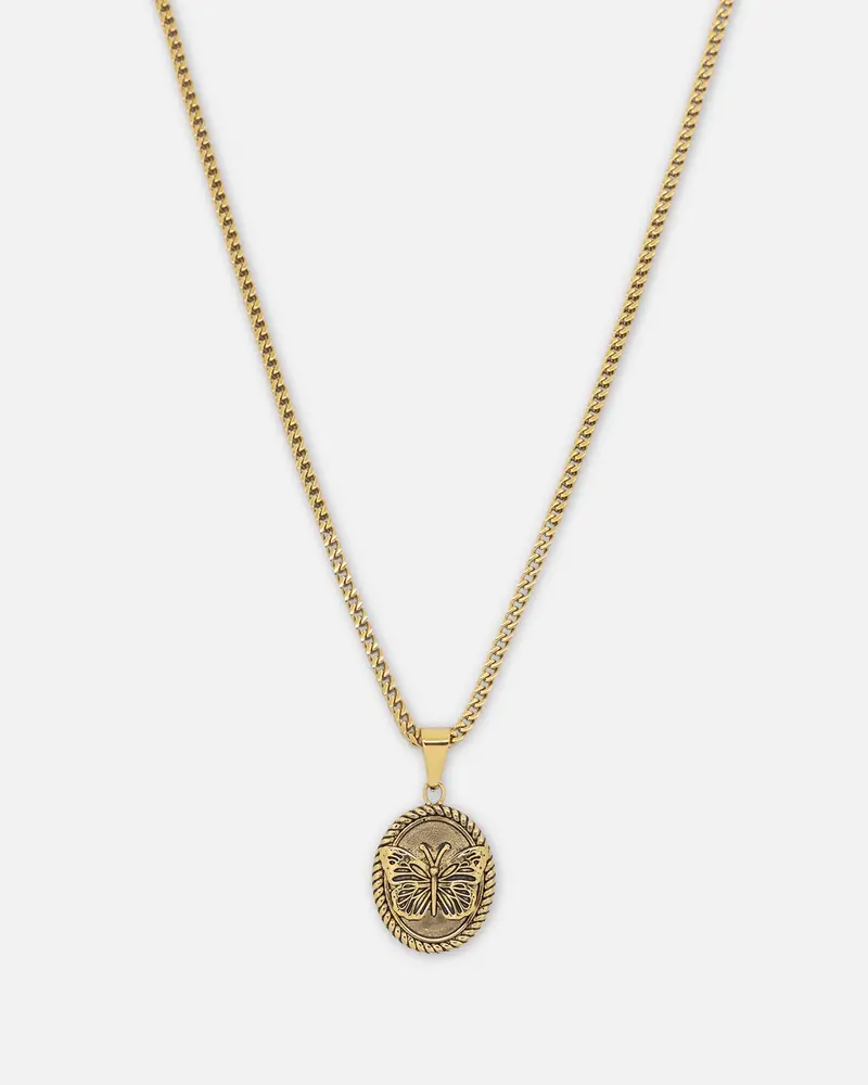 Nxs Butterfly Effect Necklace Gold 2