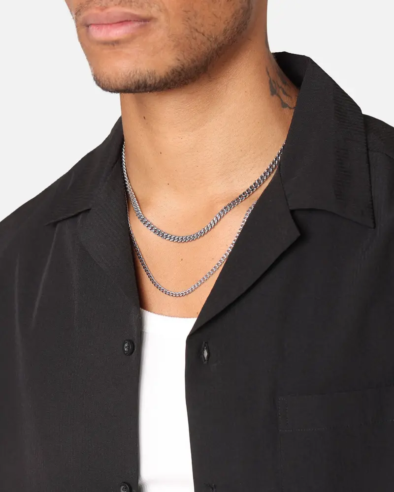 Nxs Duo Cuban Set White Gold 1
