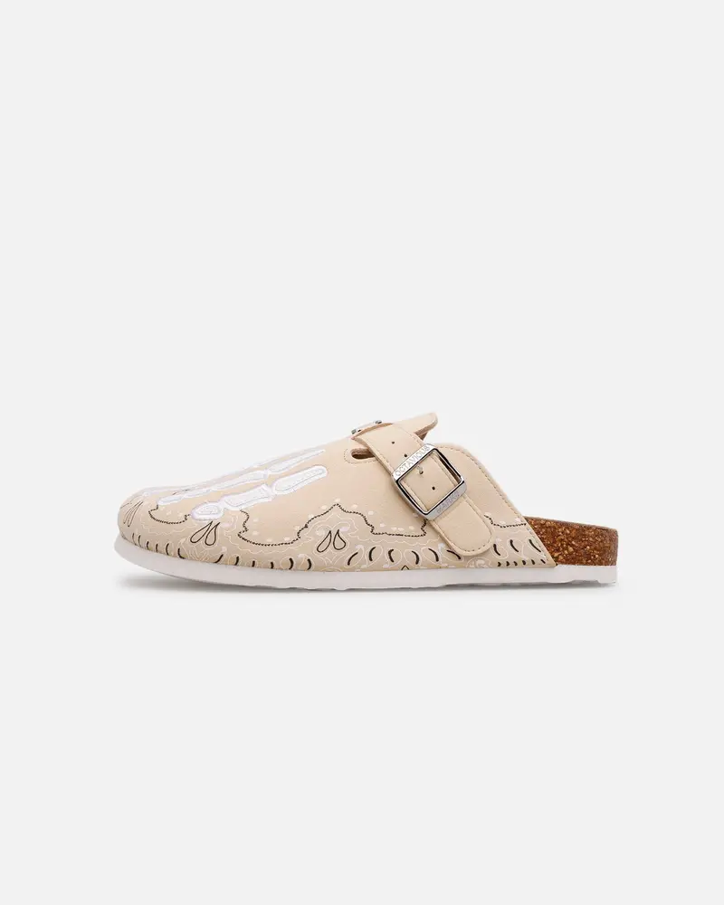 Octavious Marks Bandana Clogs Tan 1