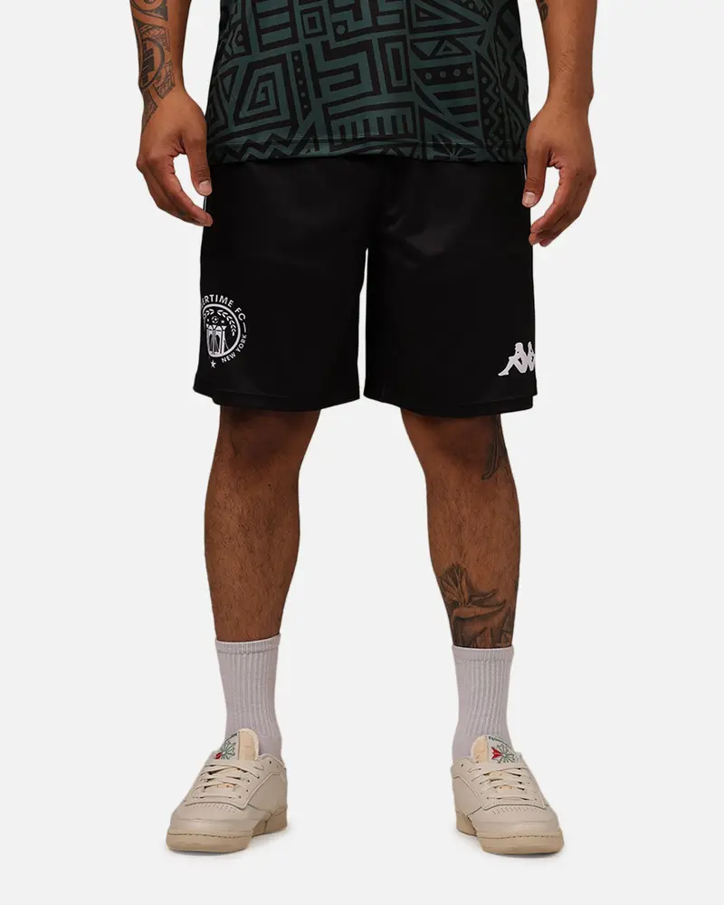 Overtime X Kappa Brooklyn Shorts Black 1