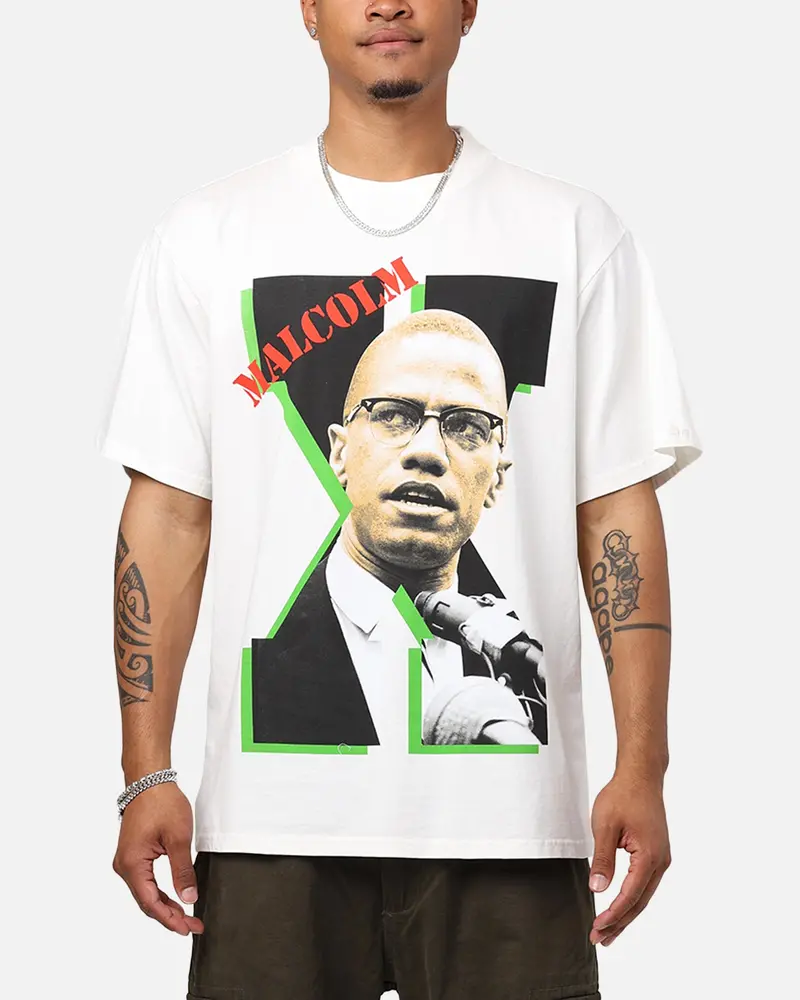 Philcos Malcolm X T-Shirt Cream 1