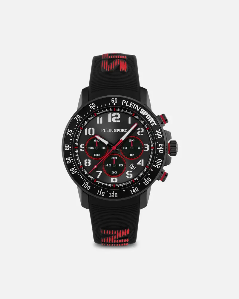 Philipp Plein Sport Chrono Race 45Mm Watch Black 1