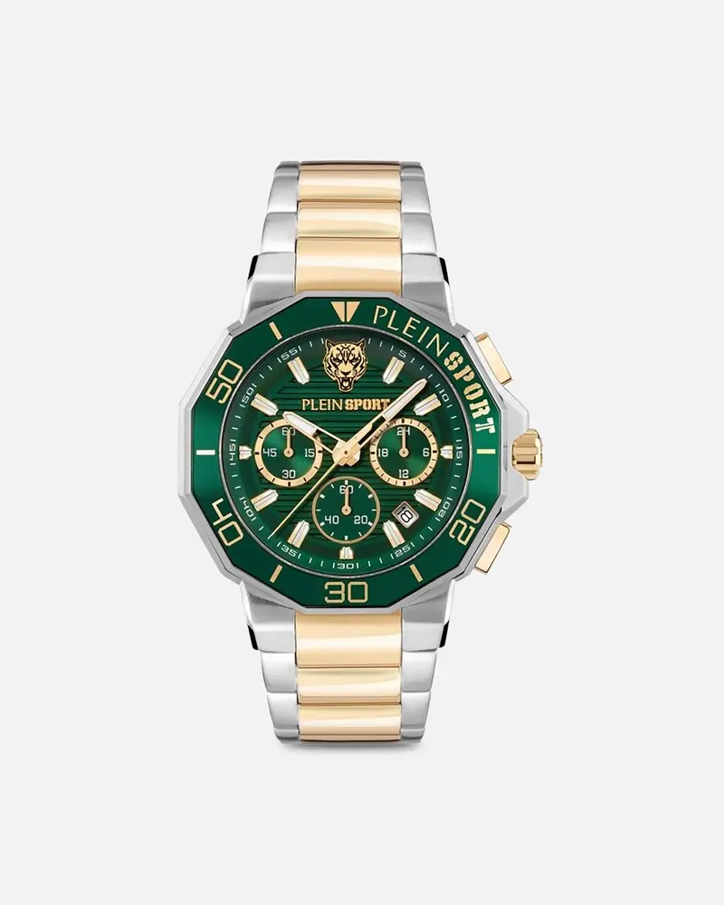 Phillip Plien Sport Titan Bracelet Watch Green/Gold 1