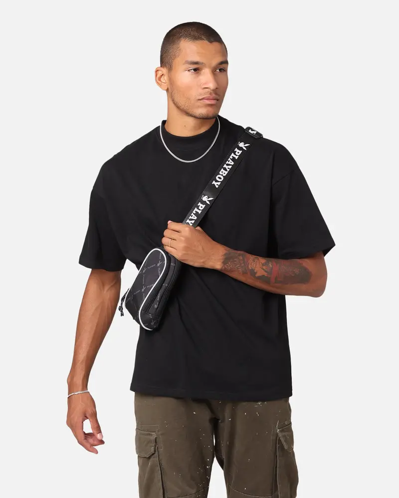 Playboy Bunny Crossbody Bag Black/White 1
