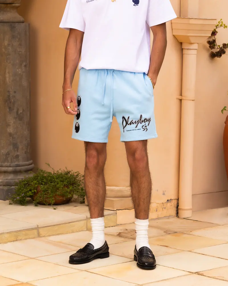Playboy By Culture Kings Charlie Shorts Light Blue 1