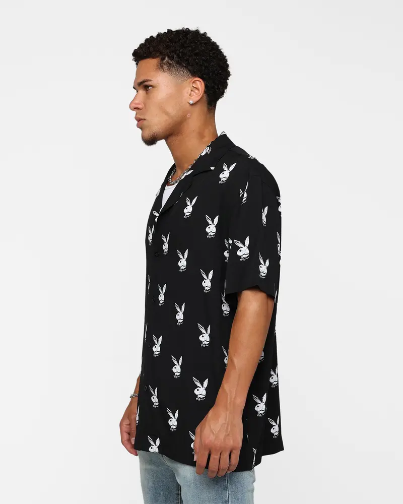 Playboy By Culture Kings Chrome Party Shirt Black 6